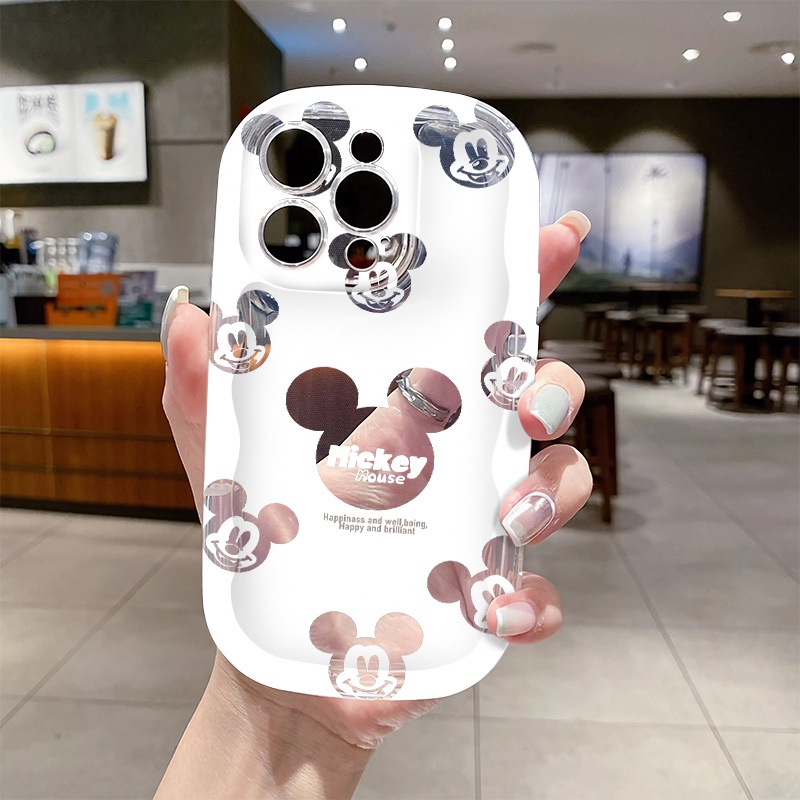 IPHONE Mouse Lucu Casing Ponsel Transparan Kompatibel Untuk Iphone14 13 12 11 Pro Max XS X XR Casing Silikon Lembut Shockproof Cover Cell Precticer