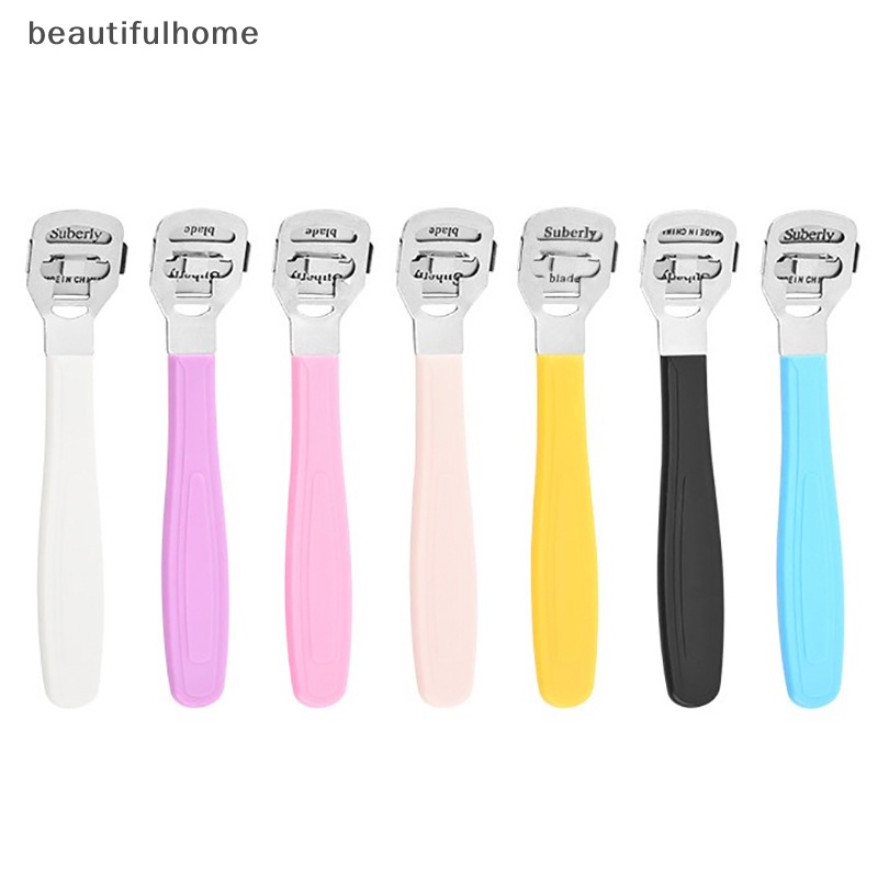 {beautifulhome} Beberapa Warna Perawatan Kaki Tahan Lama Pedicure Mesin Alat Cukur Penghilang Kulit Mati Keras Pemotong Jagung Shaver Pedicure Feet Tool.