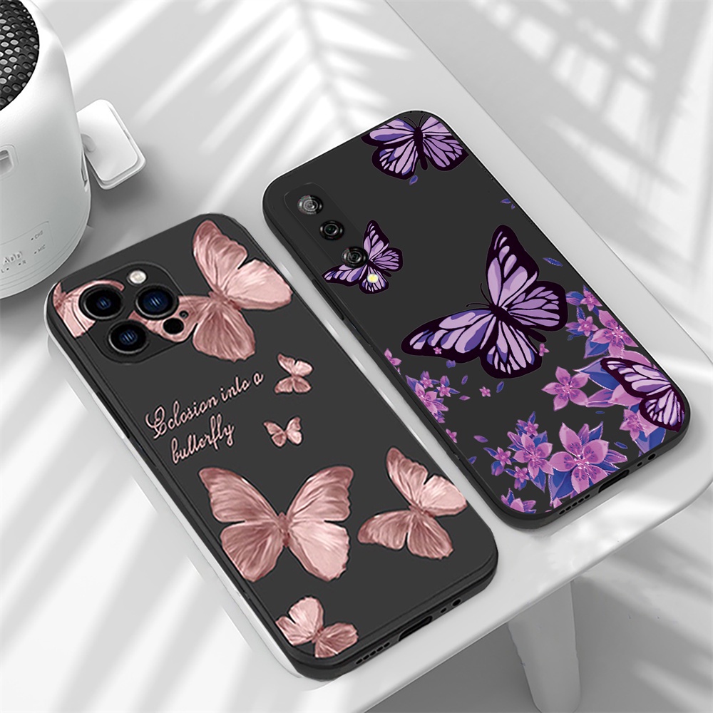 Soft Case Samsung A24 A14 A04E A04S A04 M23 A13 A03 A03S A23 A22 A20 A30 A12 A02S A11 A51 A71 A30 A50 A52 A20S A10S M12 Kupu Mempesona Silikon Casing Cover