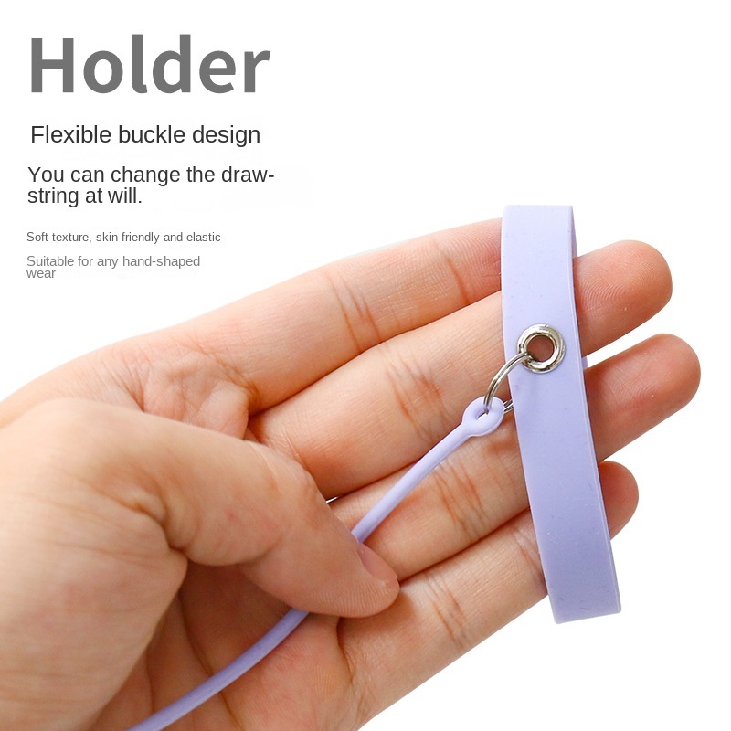 Pinset Tali Pergelangan Tangan Silikon Penjepit Holder Pelindung Pergelangan Tangan Strap Extension diy Perhiasan Tools