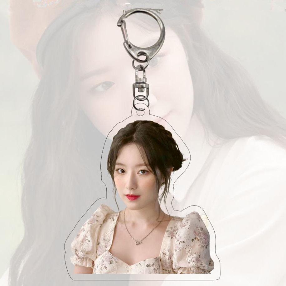 1pc IU YUQI SHUHUA (G)I-DLE Gantungan Kunci Akrilik GIDLE Key Ring Hanging Up