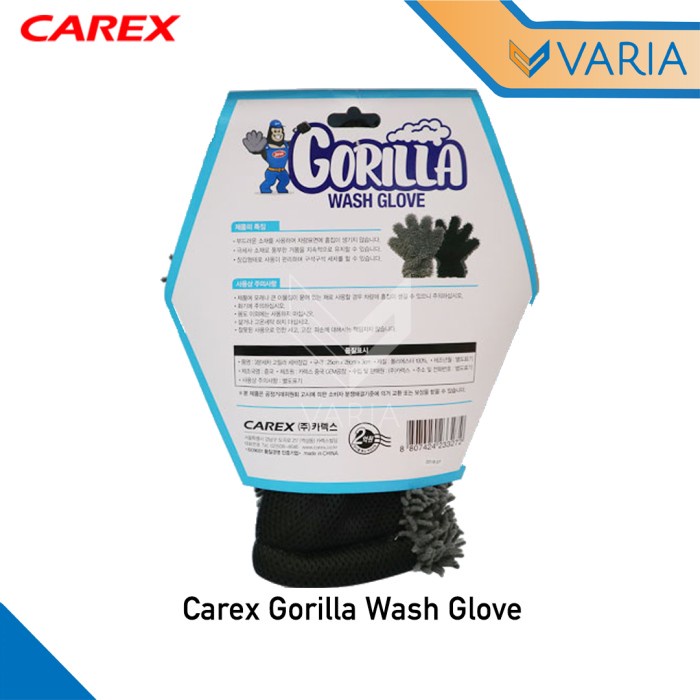 Carex Gorilla Wash Glove Microfiber Sarung Tangan Cuci Mobil