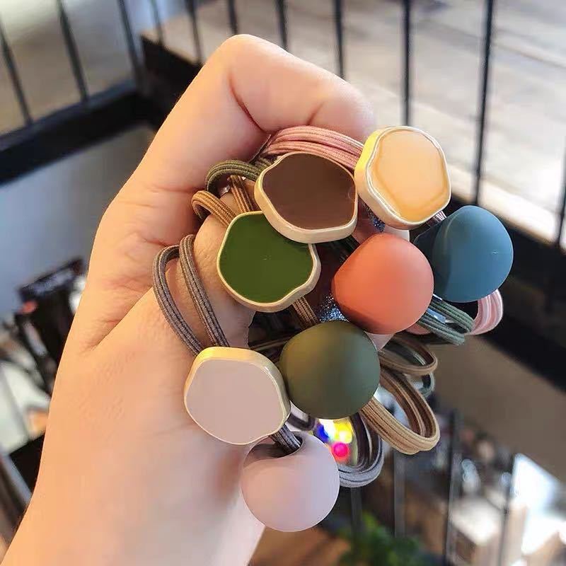 Ikat rambut tali gelang keramik warna-warni korea steel barang import dengan harga grosir bahan berkualitas import harga grosir bisa cod