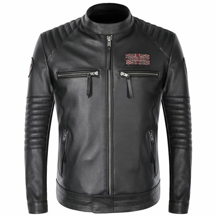 jaket kulit model terlaris/ jaket kulit asli motor touring-jaket kulit original motif bordir /jaket 