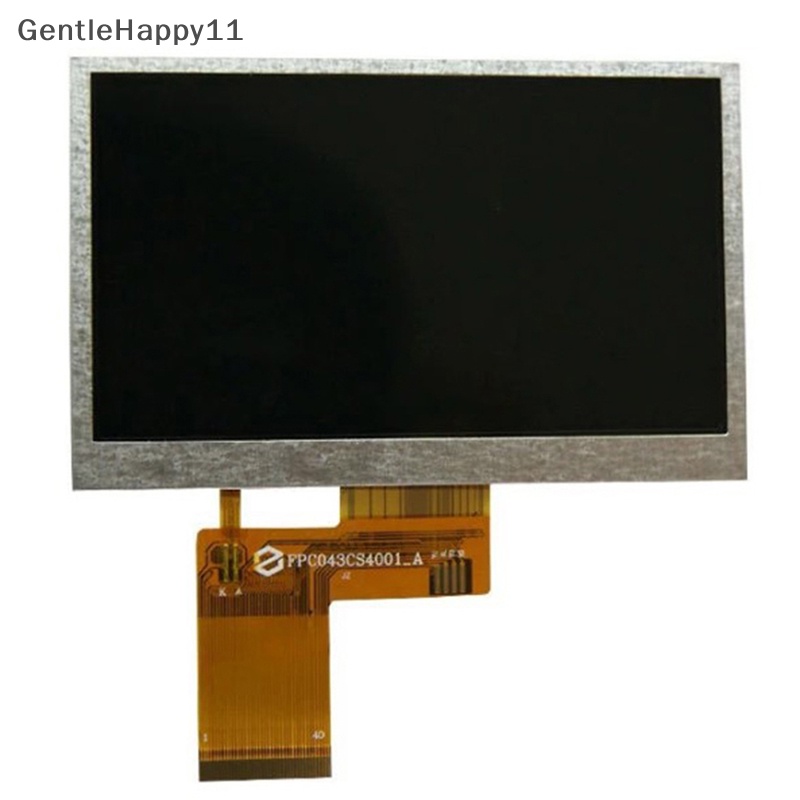 Gentlehappy Universal 4.3 Inch TFT LCD Screen Display 40pin HD 480*272 Perbaikan Pemantau Pengganti Untuk id Kendaraan Mobil