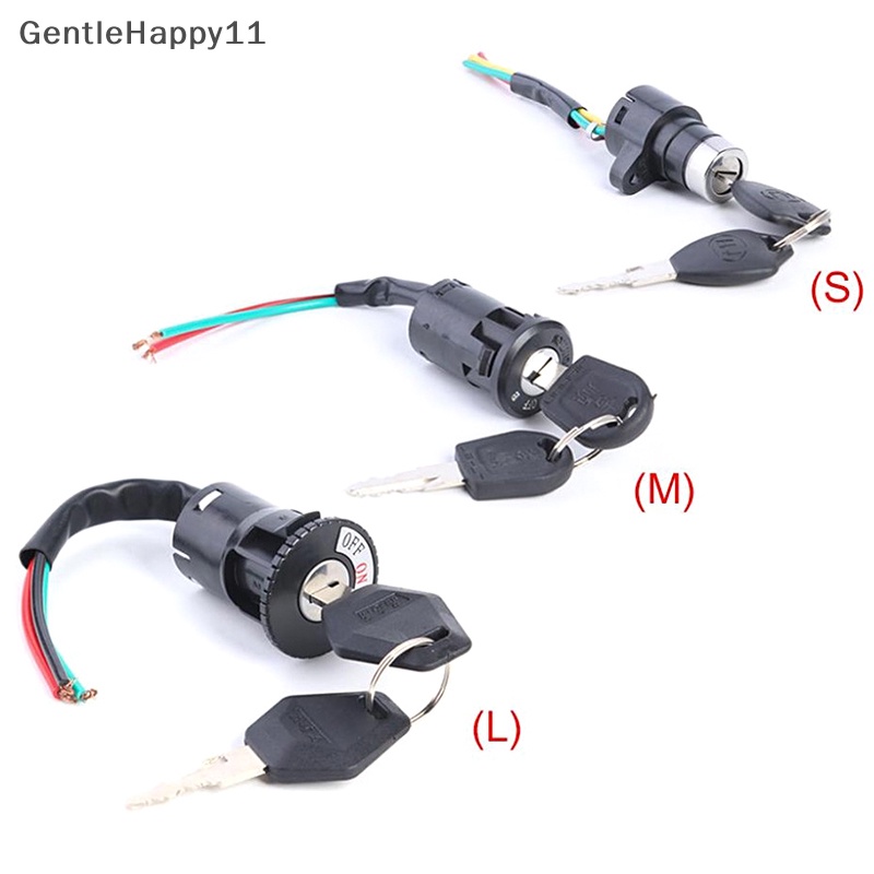 Gentlehappy Kunci Power Lock Mobil Listrik Saklar Universal Sepeda Elektrik Skuter Aksesori Untuk E-bike Gantungan Kunci Ring Lock Plastik Power Lock id