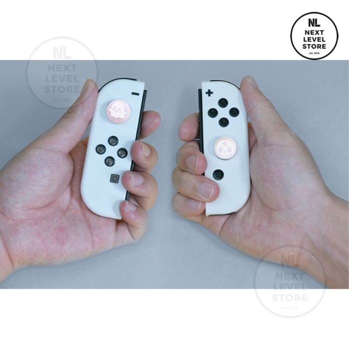 Akitomo Analog Caps Nintendo Switch OLED Lite V1 V2 Thumb Cover Ghost