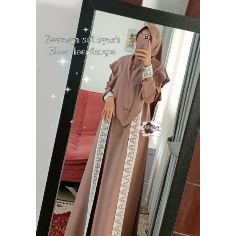GAMIS ZEEVAYA SER SYAR'I BY ATHATA/ GAMIS ATHATA DZEE/ GAMIS TERBARU ATHATA