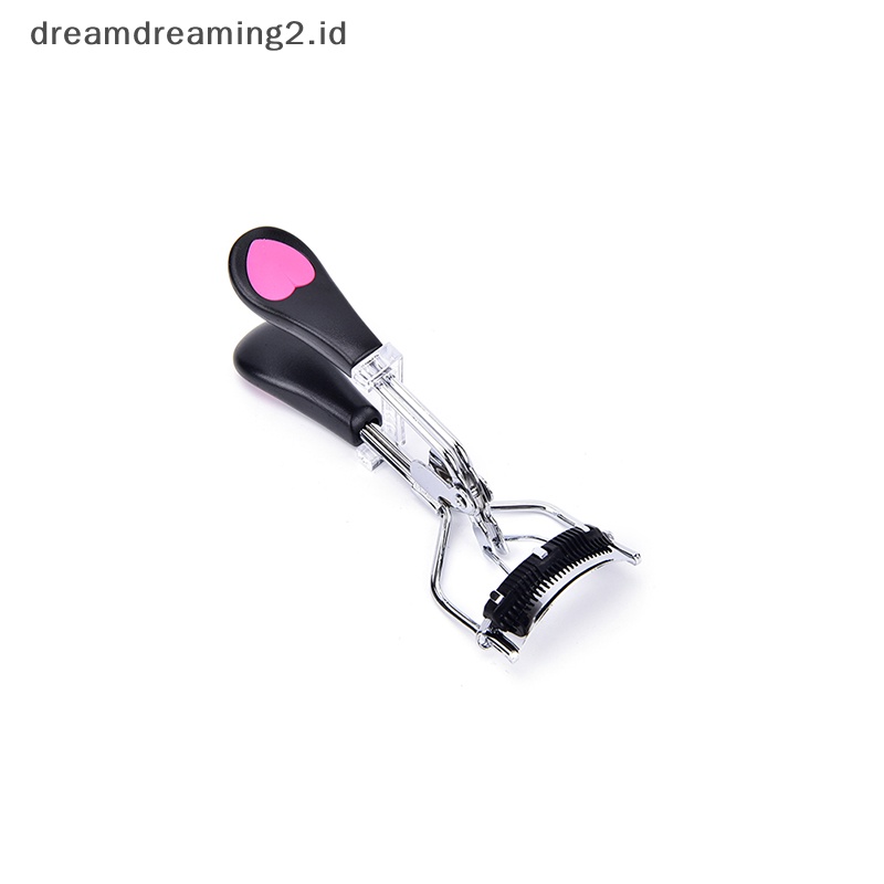 (drea) Pro Handle Eye Curling Penjepit Bulu Mata Klip Kecantikan Makeup Alat Bulu Mata Dengan Sisir //