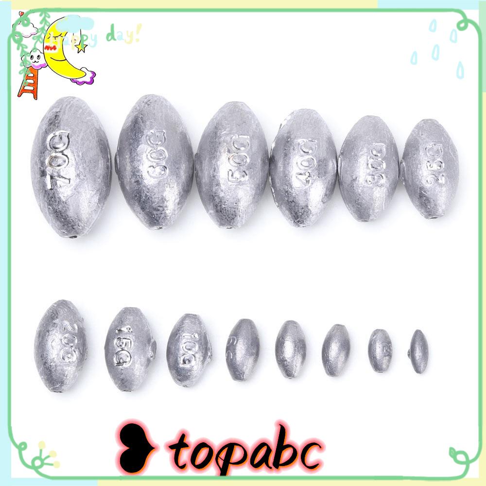 TOP 5/10pcs Memancing Memimpin Jatuh Dengan Plug Plastik Pemberat Tembakan Bulat Berat Tambahan Sinker