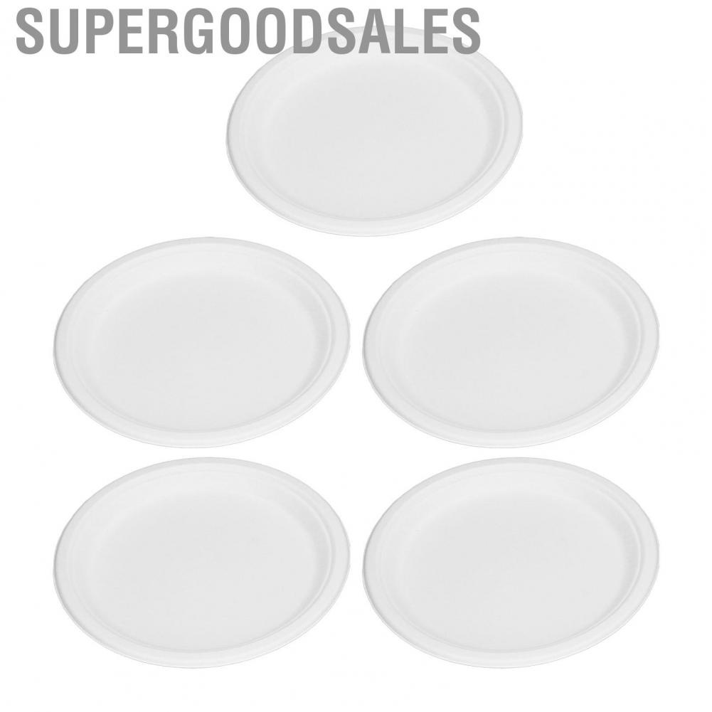 Supergoodsales Disposable Oval Paper Plates Freezerable for  Truck