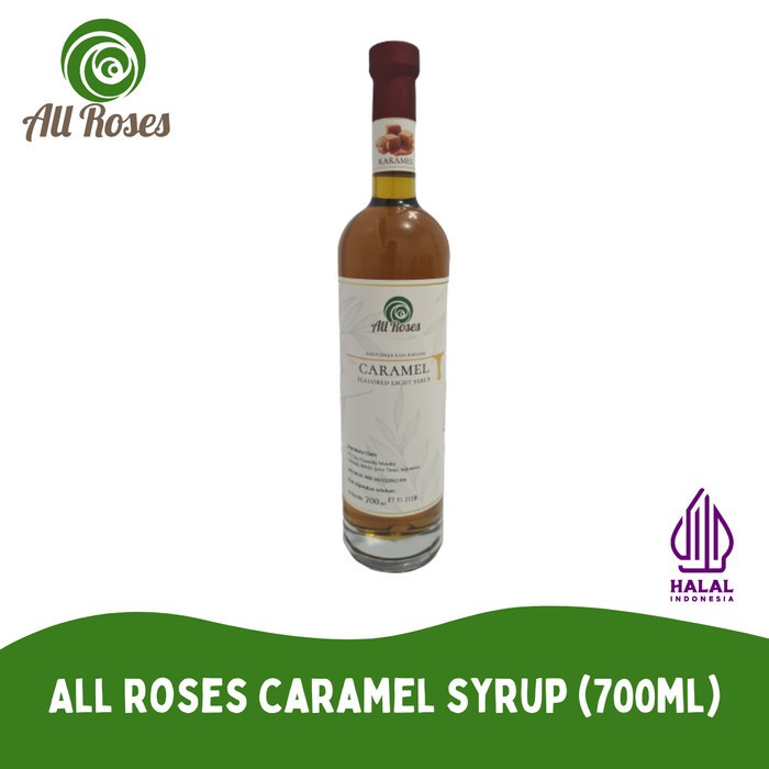 

All Roses Caramel Syrup 700ml - Sirup rasa Karamel