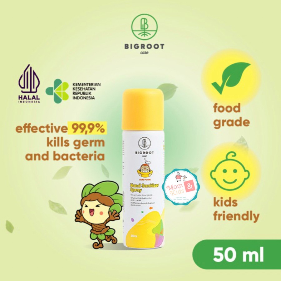 BIGROOT HAND SANITIZER SPRAY 50ML Sang Pisang 50 ml | Foodgrade Sanitizer