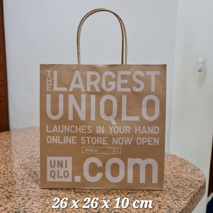 

[SC] Paperbag UNIQLO Authentic (26 x 26 x 10 cm)