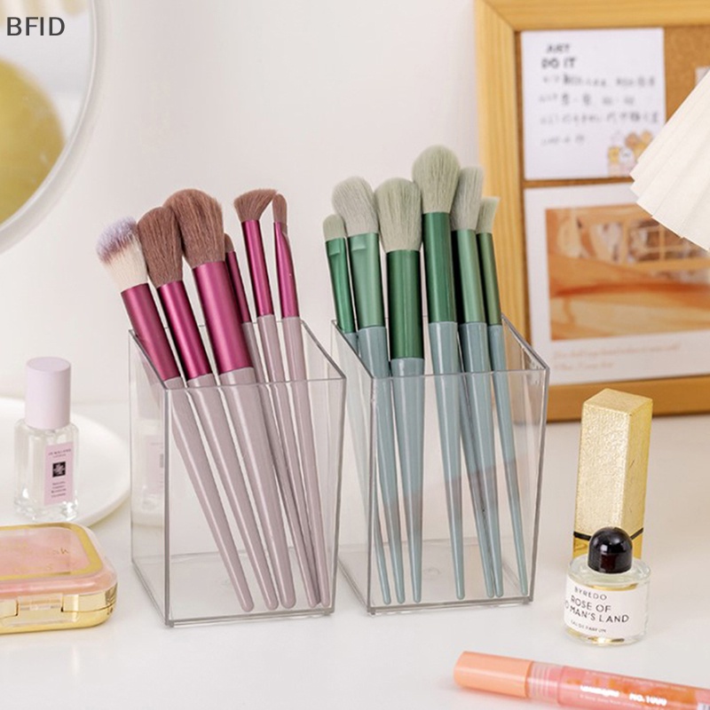 [BFID] Wadah Pulpen Akrilik Padat al Desktop Makeup Brush Wadah Tempat Pensil Perlengkapan Rumah Pena Organizer Pulpen Pot [ID]