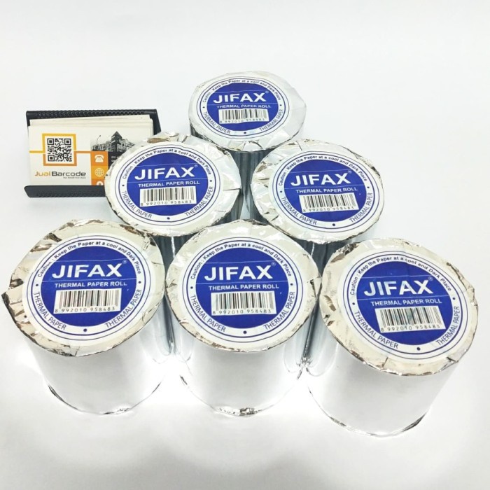

Kertas Printer Kasir Jifax uk 80 x 80 mm Biru untuk Epson TM-T82 TMT82 - Hitam PST79