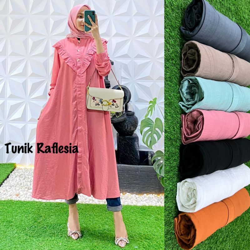 Winody - Tunik Raflesia By Winody Original Brand - Terbaru Atasan Tunik Winody Import Premium - Tuni