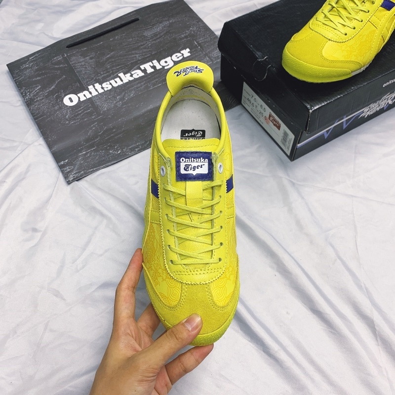 Sepatu Onitsuka Tiger Mexico 66 Street Fighter Chun Li Yellow Free Paperbag