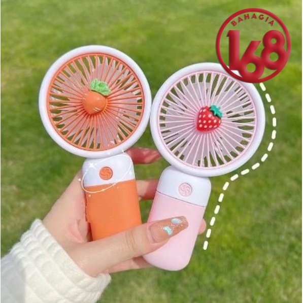 Kipas Angin Genggam Mini Portable Motif Buah / Kipas Angin Buah Cute Fan USB Charge