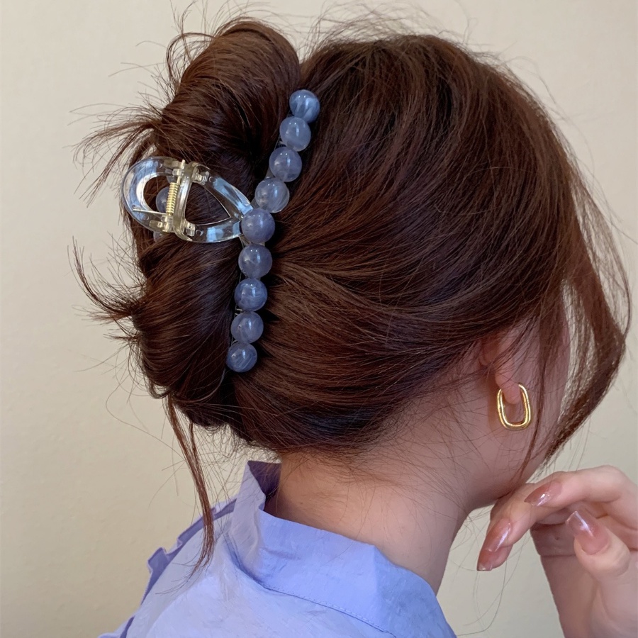 Korean Acrylic Five-pointed Star Hair Clip Woman Versatile Hairpin Ponytail Clip Hair Accessories