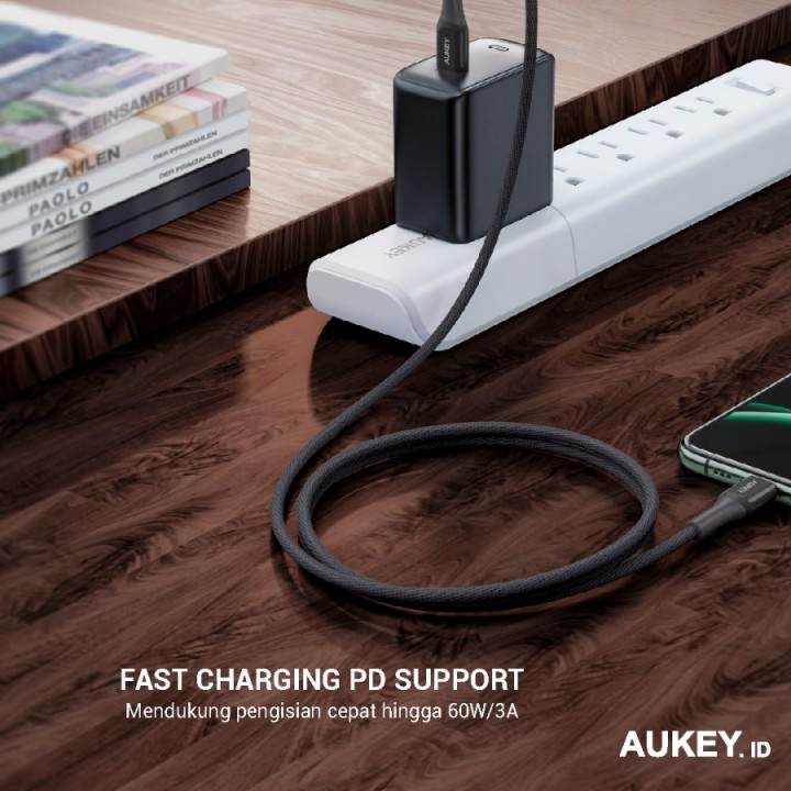 40 AUKEY CB-AKL3 - IMPULSE TITAN CL - USB-C to Lightning Cable - 1.2M