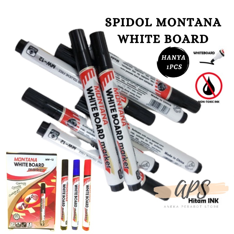 

APS -F207- Spidol Montana Whiteboard - Spidol Papan Tulis - Spidol Per Pcs