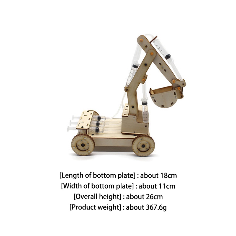 Diy Model Rakit Excavator Hidrolik Mainan Edukasi Sains