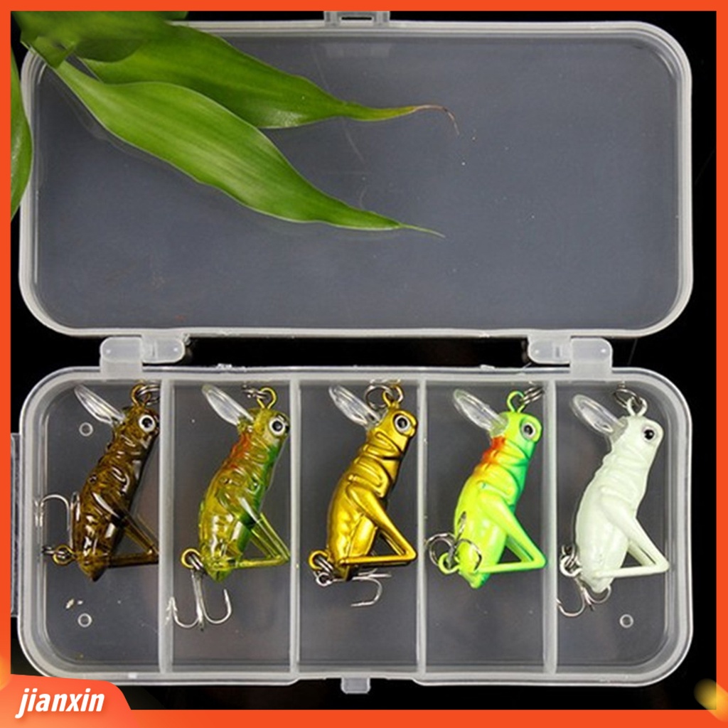 (In Stock) Umpan Pancing Umpan Bentuk Belalang ABS Anti Korosi Manusia Hidup Untuk Memancing