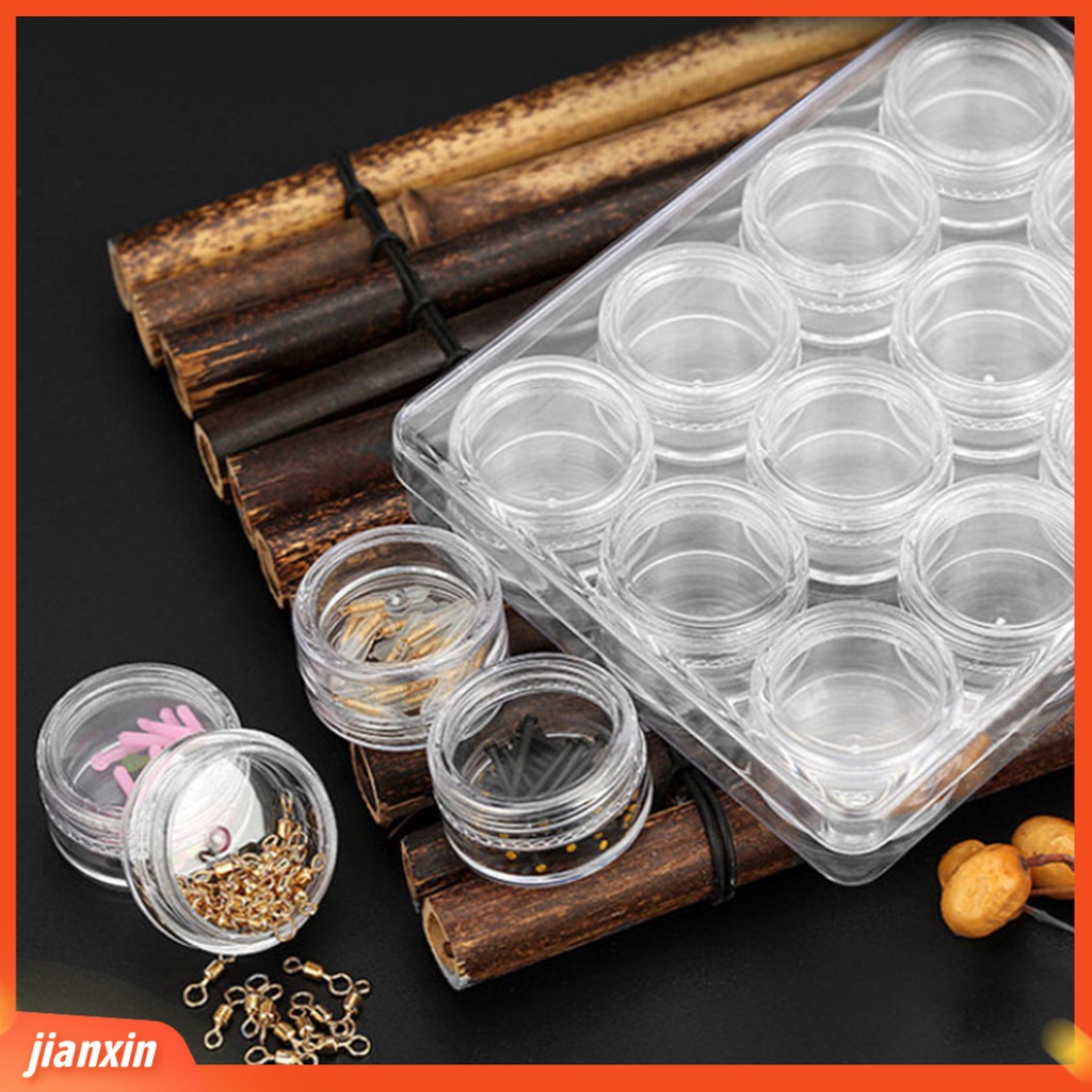 (In Stock) Kotak Kait Pancing Desain Grids Transparan Reusable Profesional Ruang Besar Memancing Aksesoris Organizer Untuk Memancing