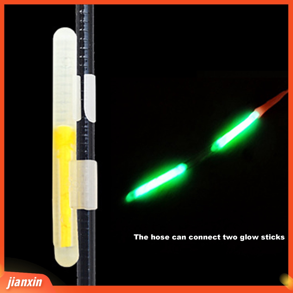 (In Stock) 50Pcs Light Stick Fluorescent Mini Plastik Kokoh Pancing Glow Stik Untuk Outdoor