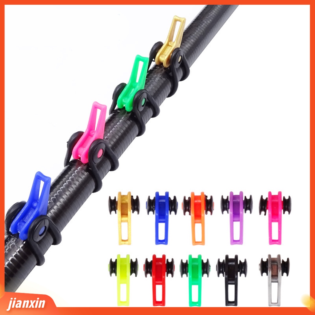 (In Stock) 10Pcs Portable Joran Hooks Holder Lure Umpan Gantungan Perangkat Gear Tackle