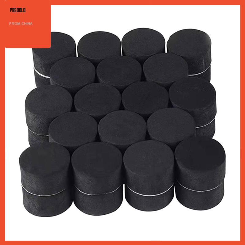 [Predolo] 40x Kaki Pot Bunga Perekat Satu Sisi Invisible EVA Black Furniture Foot