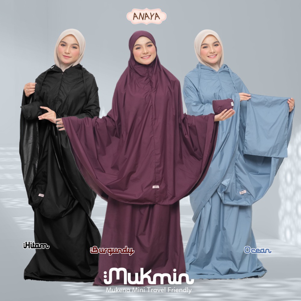 ANAYA - MUKMIN ( MUKENA MINI ) MUKENA TRAVEL PARASUT SIMPLE KECIL RINGAN MINI