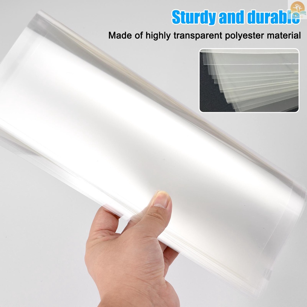 In Stock 20PCS Lembaran Stensil Kosong 8x12in Dengan 3pcs Alas Pemotong Pengganti Non-Slip Gridded Standard Adhesive Cutting Mats Bahan Template Mesin Pemotong Kompatibel Dengan Silho
