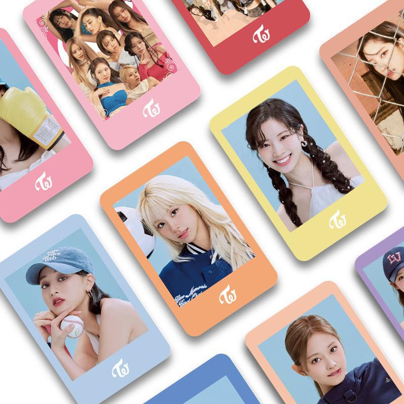 30pcs /box TWICE Black-Pink ITZY Photocards Album Kartu Lomo Hitam Pink Kpop Postcards