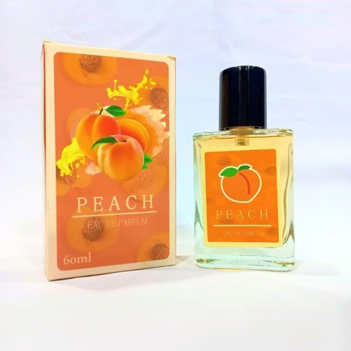 Parfum Peach 60ml Premium Eau De Parfume / Parfum Pengharum Badan Pria dan Wanita Wangi Tahan Lama /Parfum Peach Sweet 60ml/Parfum Pria/Parfum Wanita/Parfum Tahan Lama/PARFUM PREMIUM 60ML / PARFUM UNISEX WANGI TAHAN LAMA/ Body Spray EDP Minyak