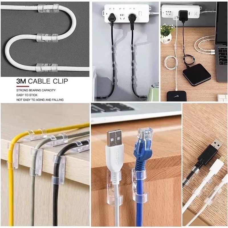 (SerbaSerbi) Clip Kabel Organizer