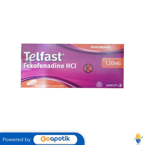 Telfast 120 Mg Box 10 Tablet