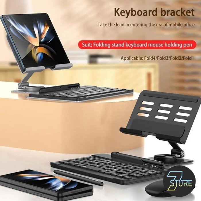 ORIGINAL Keyboard Samsung Galaxy Z Fold 3 Fold3 5G Stand Holder Standing Free Pen - Mouse - Pen
