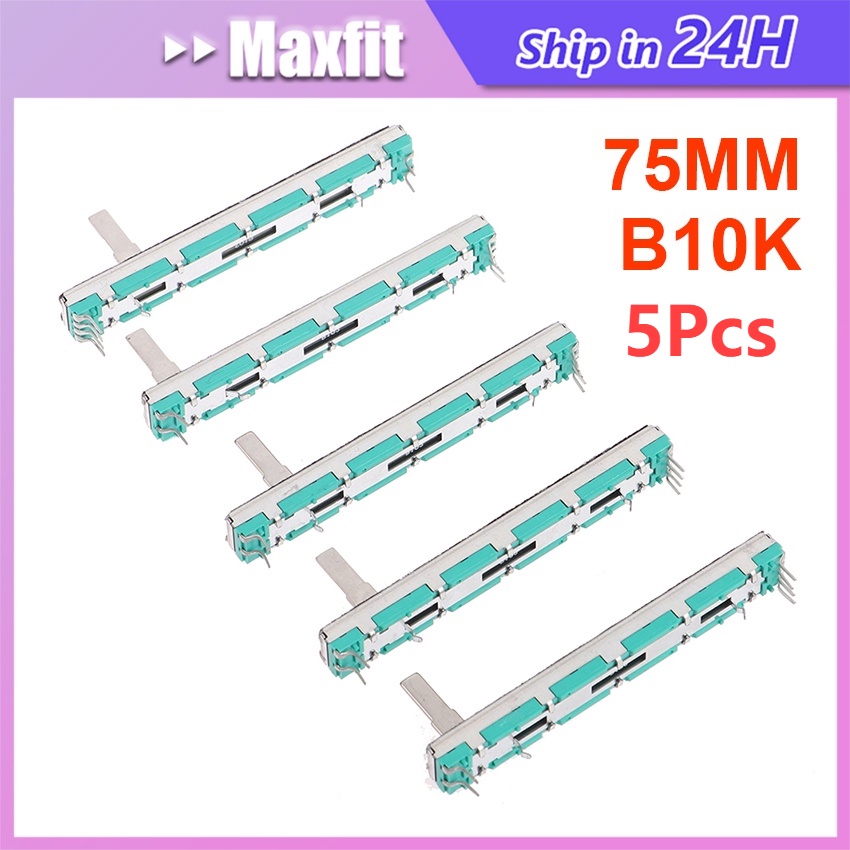Potensio Geser Mixer 7.5 Cm 10K B103 B10K Fader Mixer Yamaha Behringer Soundcraft Mackie Ashley Gt-L