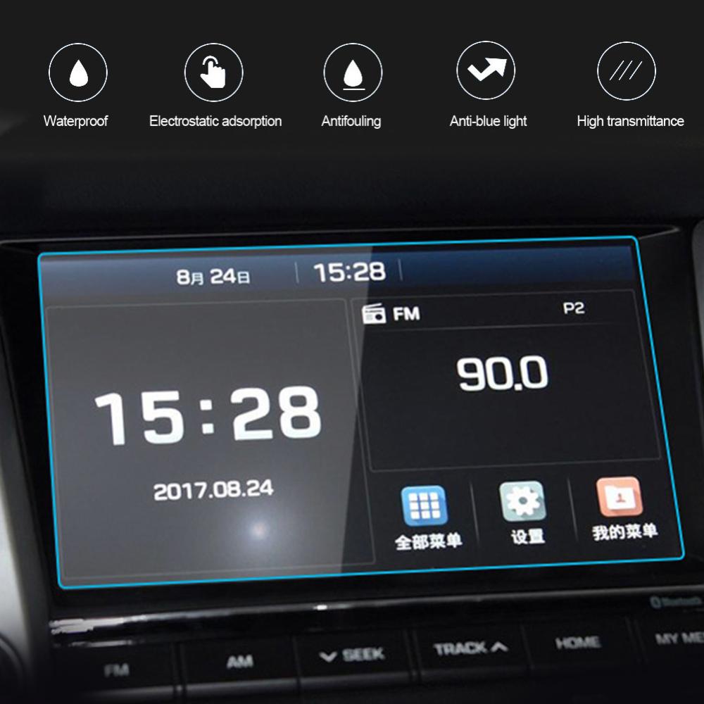 Openmall Mobil GPS Navigasi Tempered High-definition Layar Dashboard Display Pelindung Cover Instrumen Interior Film Pelindung Untuk Hyundai Tucson 2015-2023 J5R9