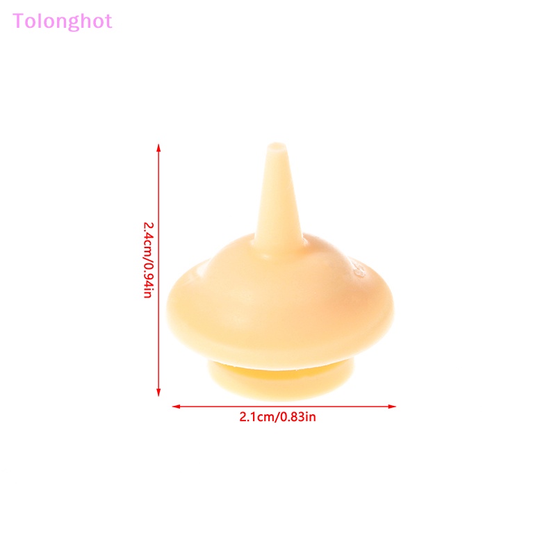 Tolonghot&gt; 2Pcs Universal Pet Feeding Nipple Mini Silikon Dot Makan Untuk Bayi Baru Lahir Anak Kucing Anakan Kelinci Hewan Kecil Nipples well