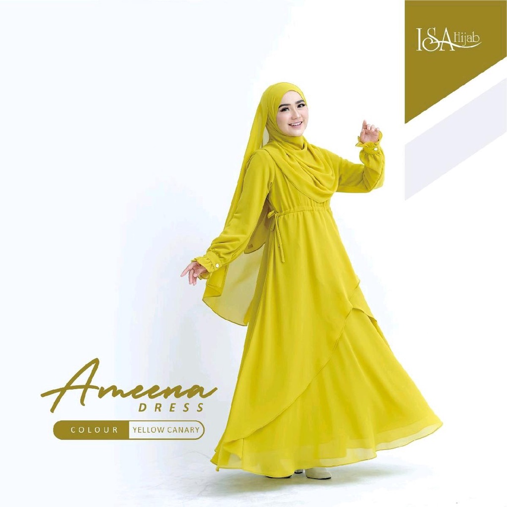 Gamis Ameena Friendly Dress by ISA Hijab
