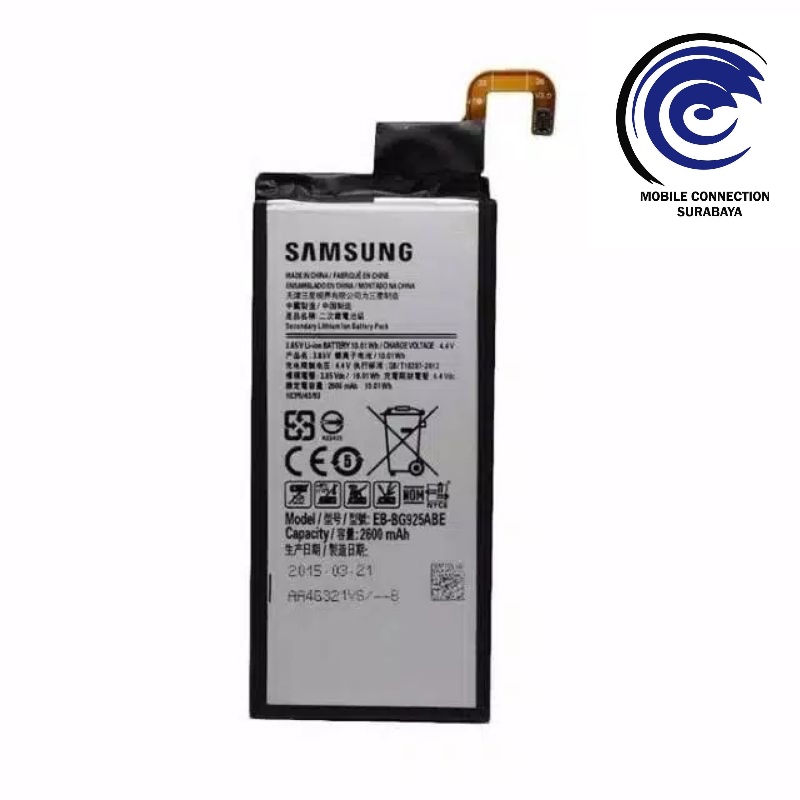 Batre Baterai Samsung Galaxy S6 Edge G925 Original 100% - Batrei Battery Samsung S 6 Edge Ori