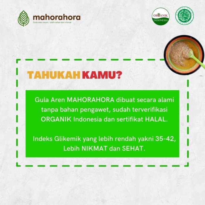 

✨Ready Stok✨ - Gula Aren Bubuk Murni dan Organik Mahorahora 1 kg- 1.2.23