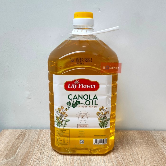 

✨Ready Stok✨ - Lily Flower Canola Oil 5L - Minyak Kanola Lilyflower 5 L Premium Spore - Standard- 1.2.23