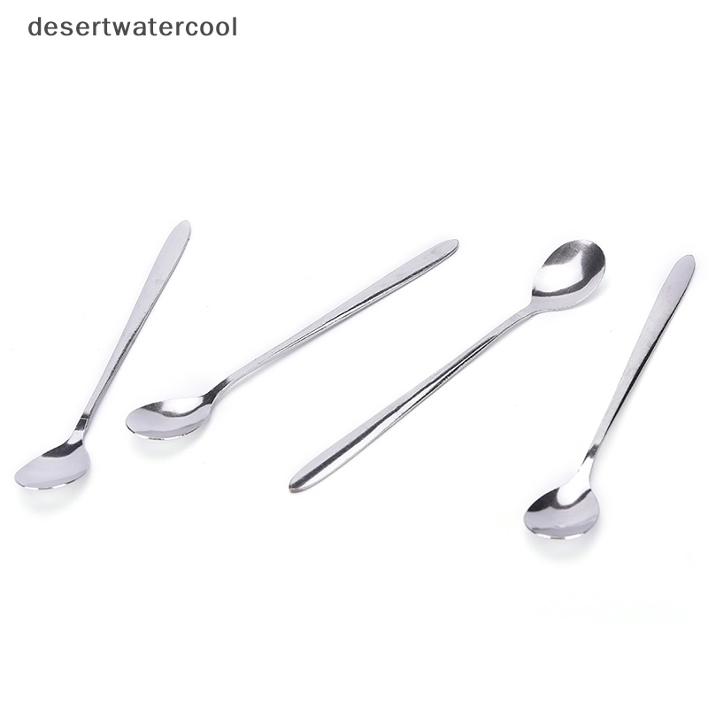 Deid 16 cm Gagang Panjang Stainless Steel Sendok Teh Kopi Ice Cream Cutlery Martijn