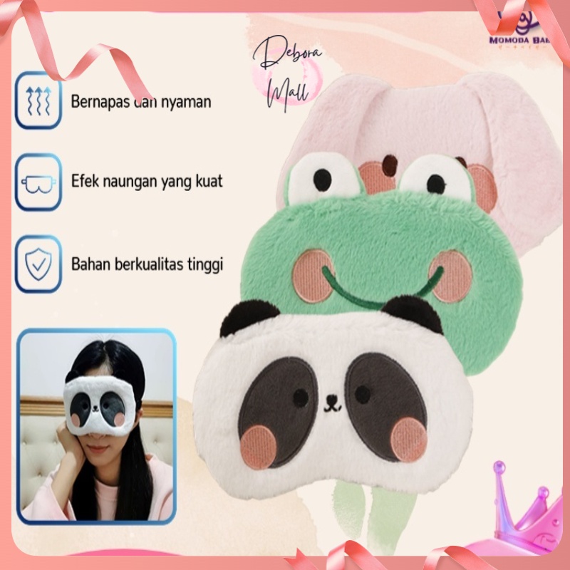 【Debora Mall】Official Eye Mask Tidur Pemadaman Tidur Es Tidur Masker Mata Masker Mata Anak-Anak Lucu Tidur Khusus Pria dan Wanita Panda Lucu