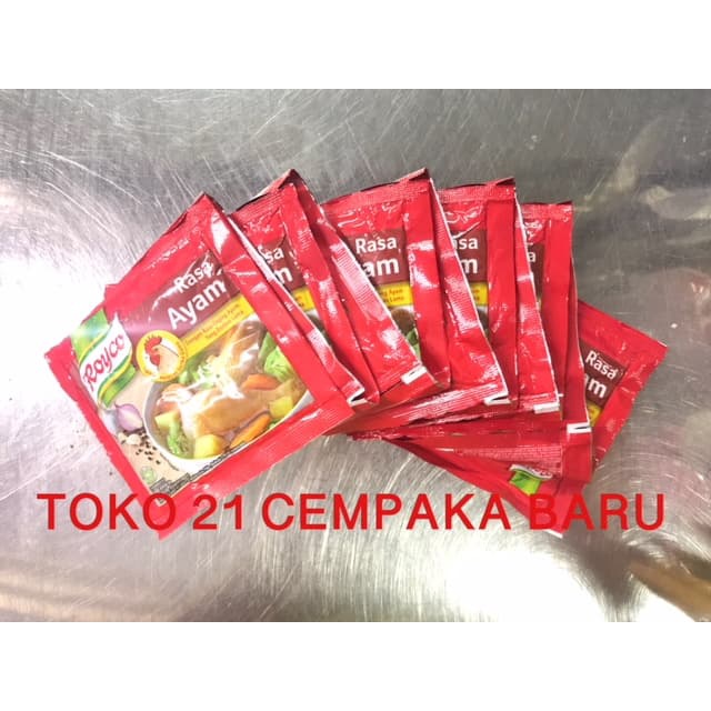 

Royco Ayam 1 Renceng isi 12 Sachet | Penyedap Rasa Kaldu Bumbu Makanan