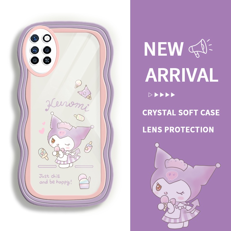 JVIRAG Transparan Silicon Case yang lucu SoftCase Untuk Infinix Note 10 Pro Note 10 Note10 Pro NFC N